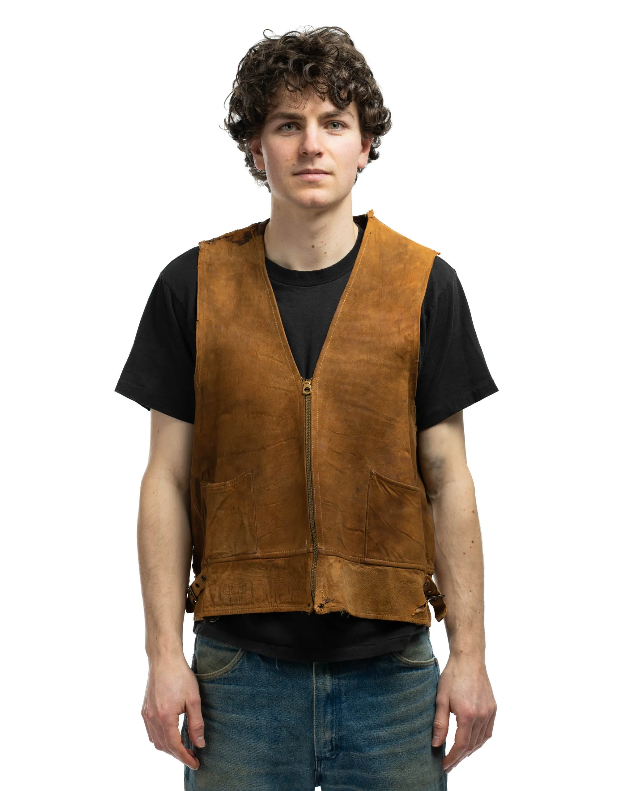 30’s Suede Vest - Medium