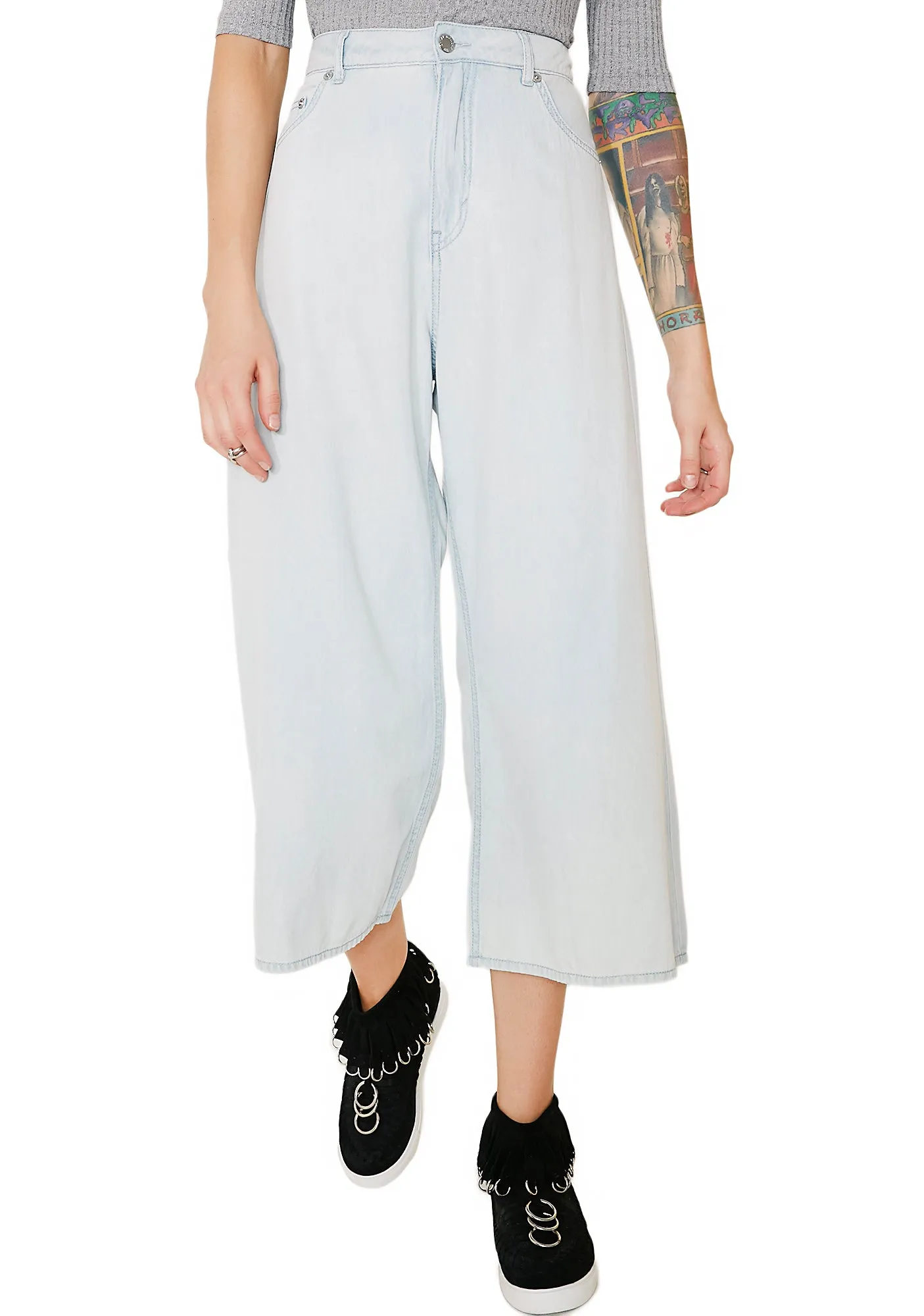 Abstract Denim Trousers