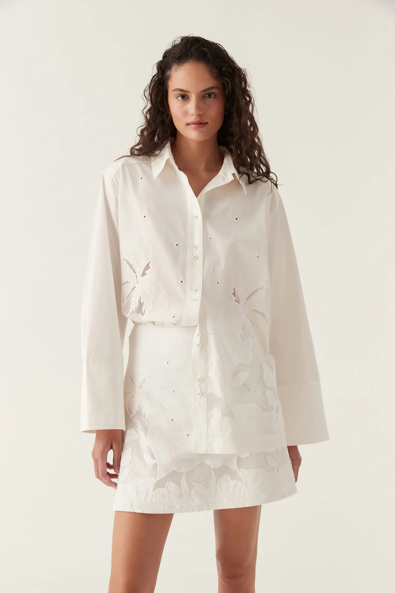 Agua Embroidered Shirt