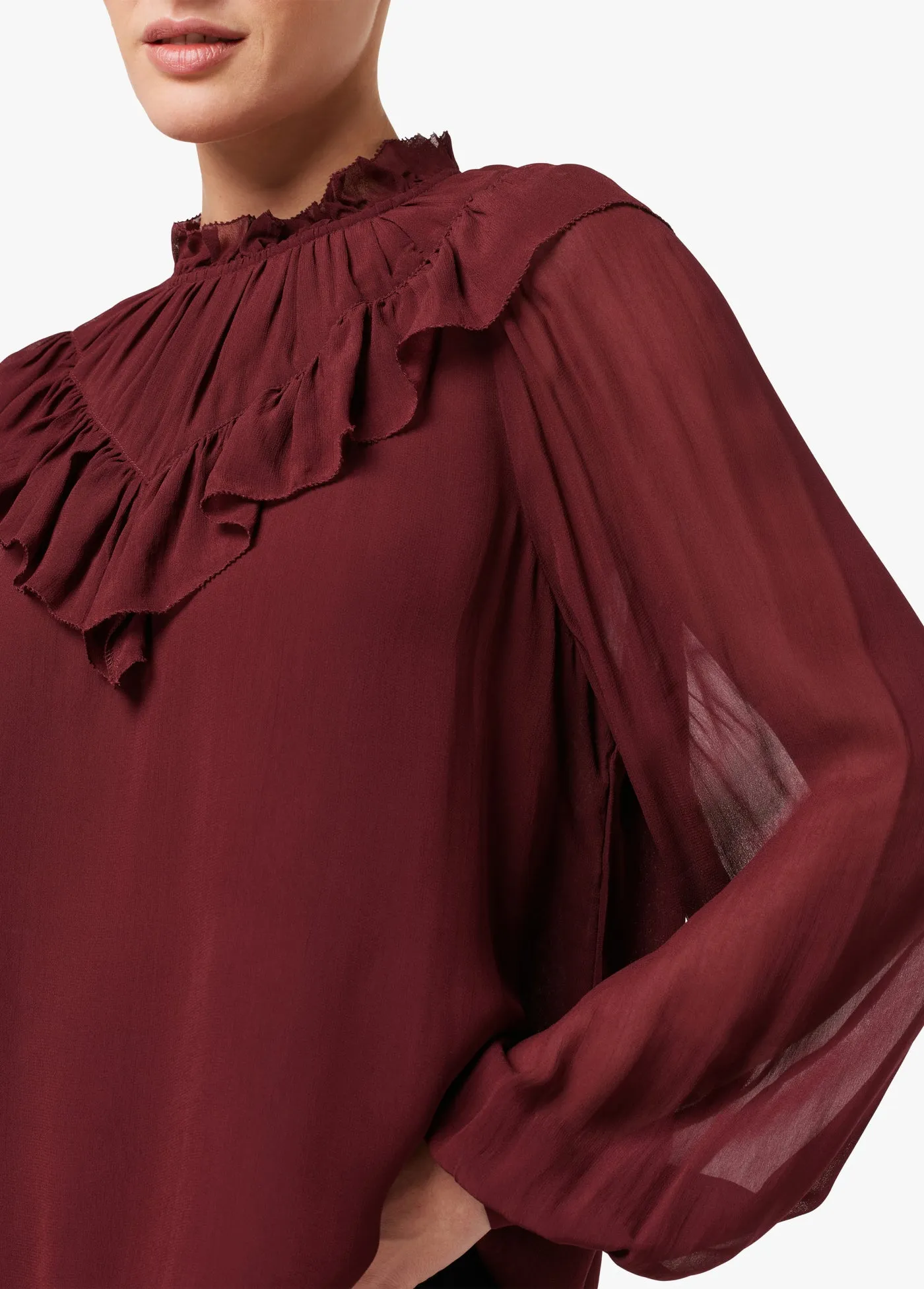 BAILEY RUFFLE BLOUSE