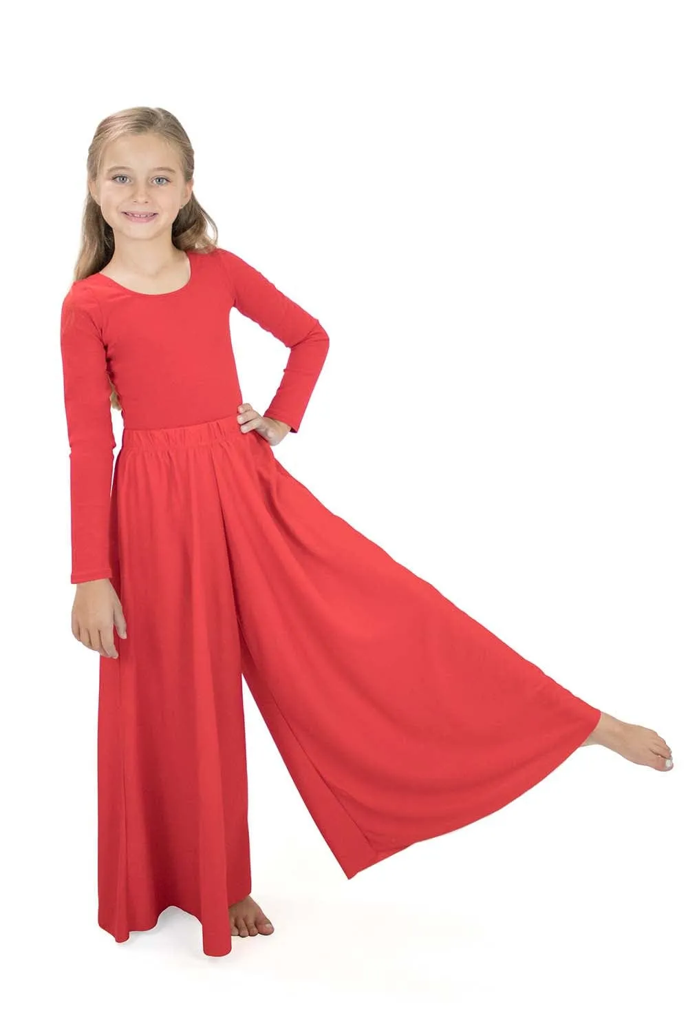 Basic Moves BM6330G Girls' Liturgical Palazzo Pants