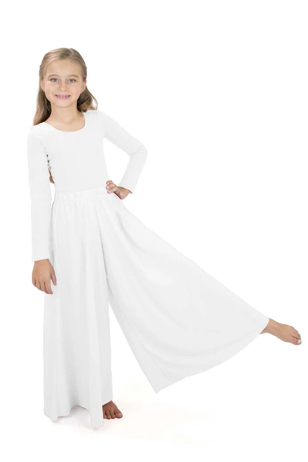 Basic Moves BM6330G Girls' Liturgical Palazzo Pants