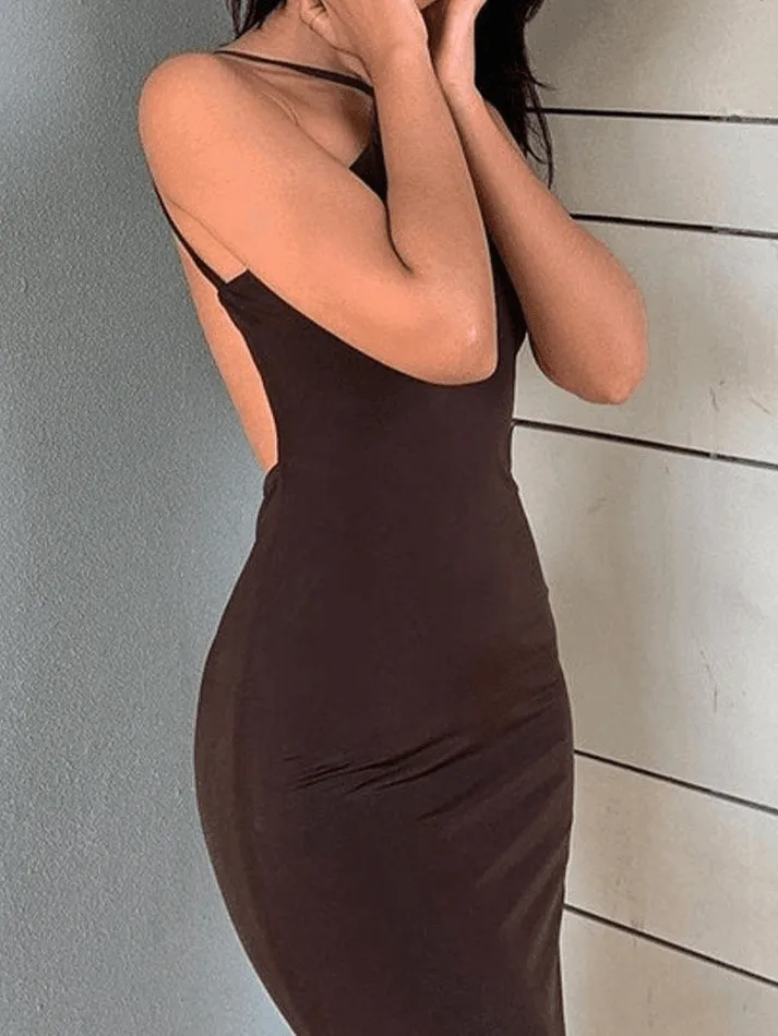 Bodycon Sleeveless Party Maxi Dresses