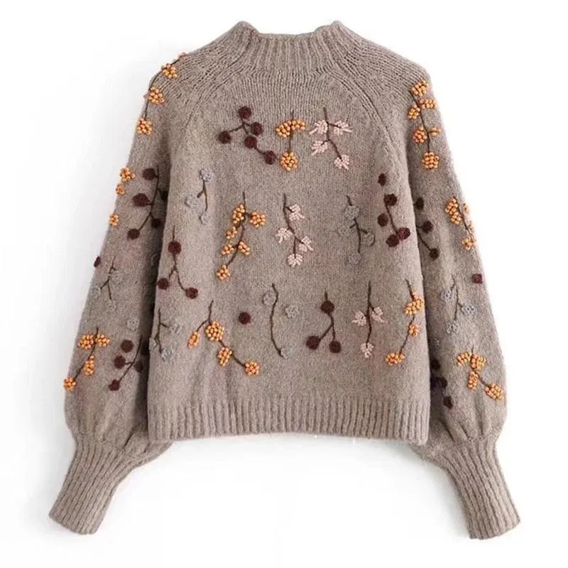 Boho Vintage Chic Knitted Sweater