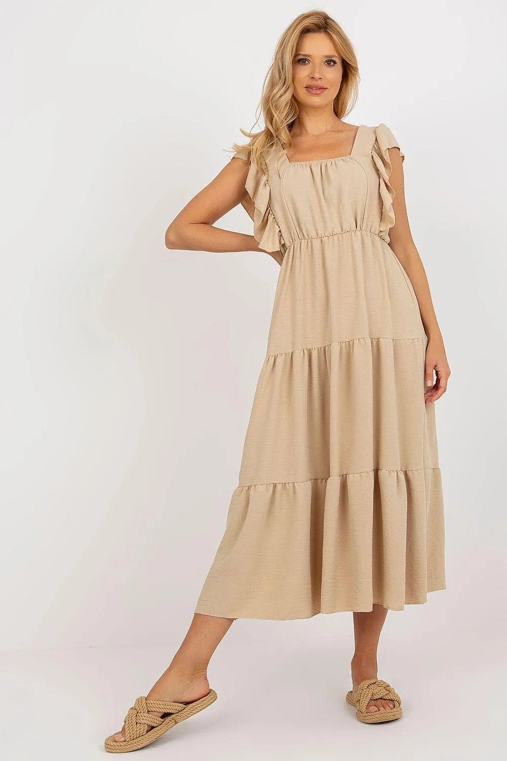 Chic Summer Sleeveless Maxi Dress by Italy Moda