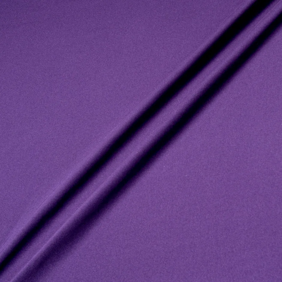 Dark Purple Microfibre Satin