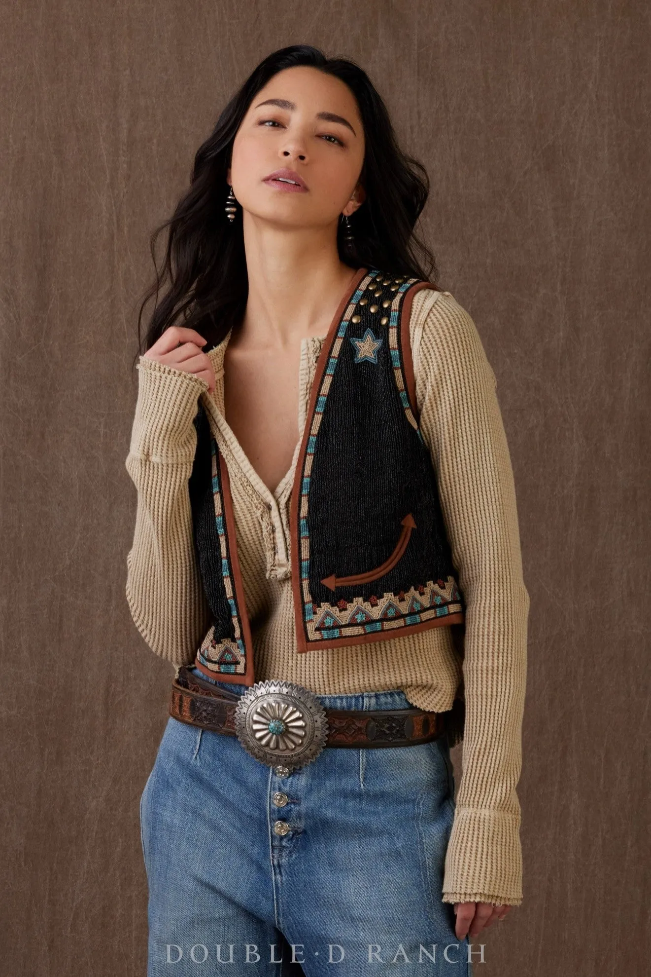 Double D Ranchwear Before Barbed Wire Vest