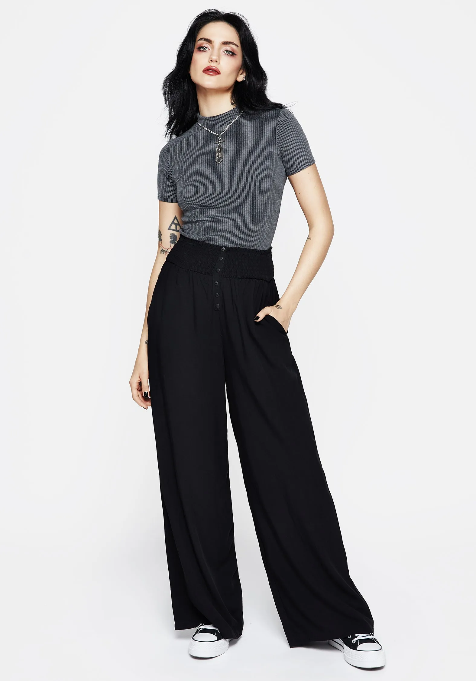 DUSK FLOWY TROUSERS