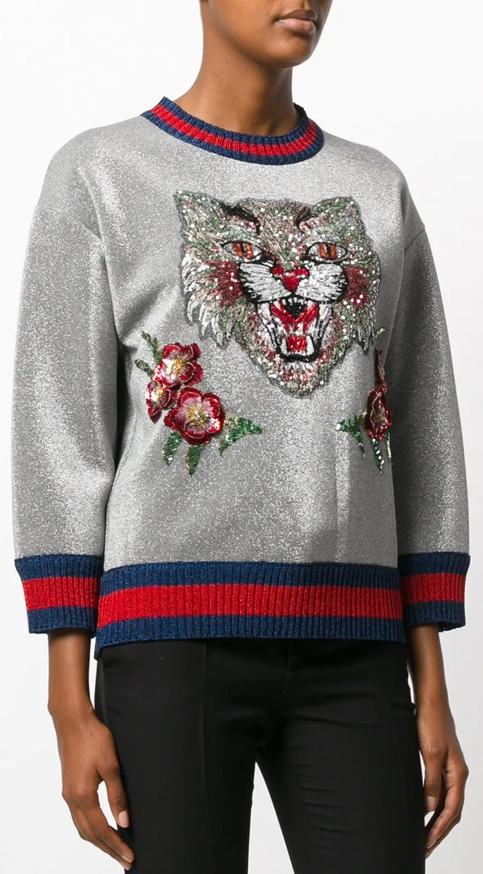 Embellished Sparkle Sweatshirt