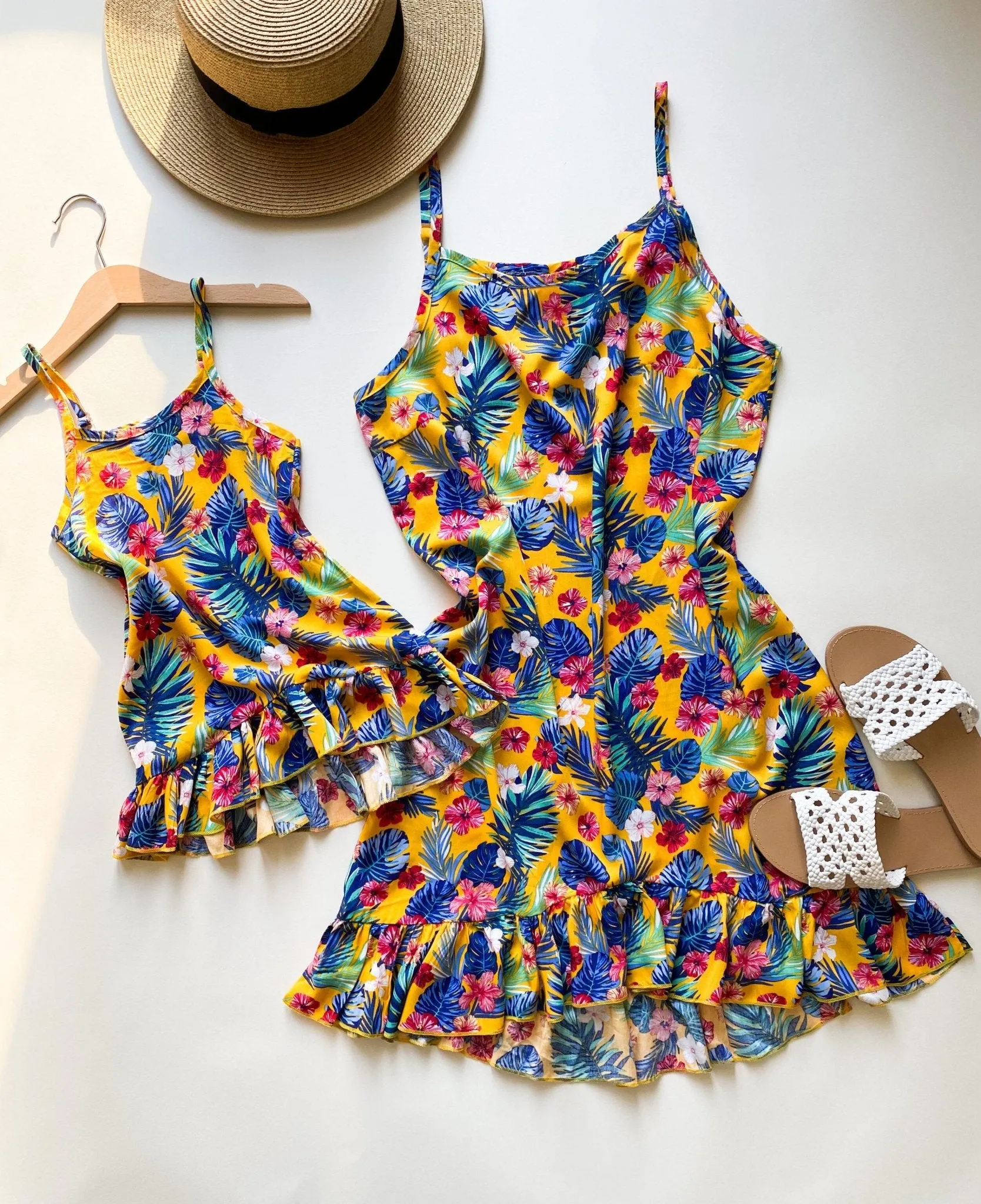 Floral and Tropical Alice Matching Dresses