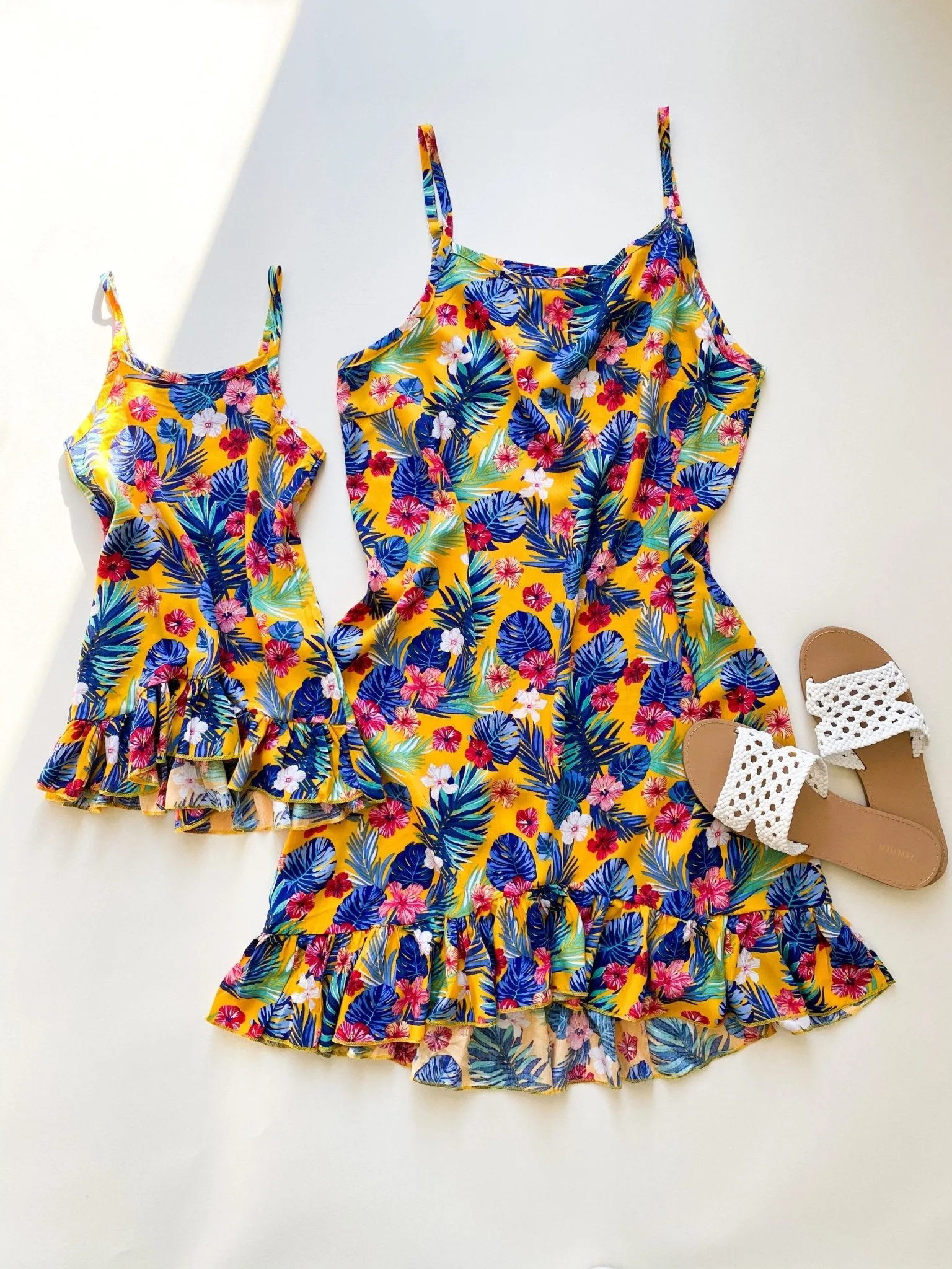 Floral and Tropical Alice Matching Dresses