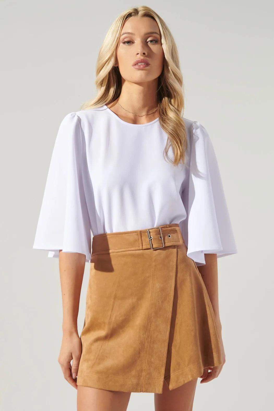 Flutter Sleeve Top