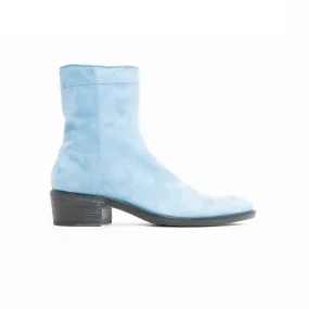 FW17 Light Blue Suede Boots Sample