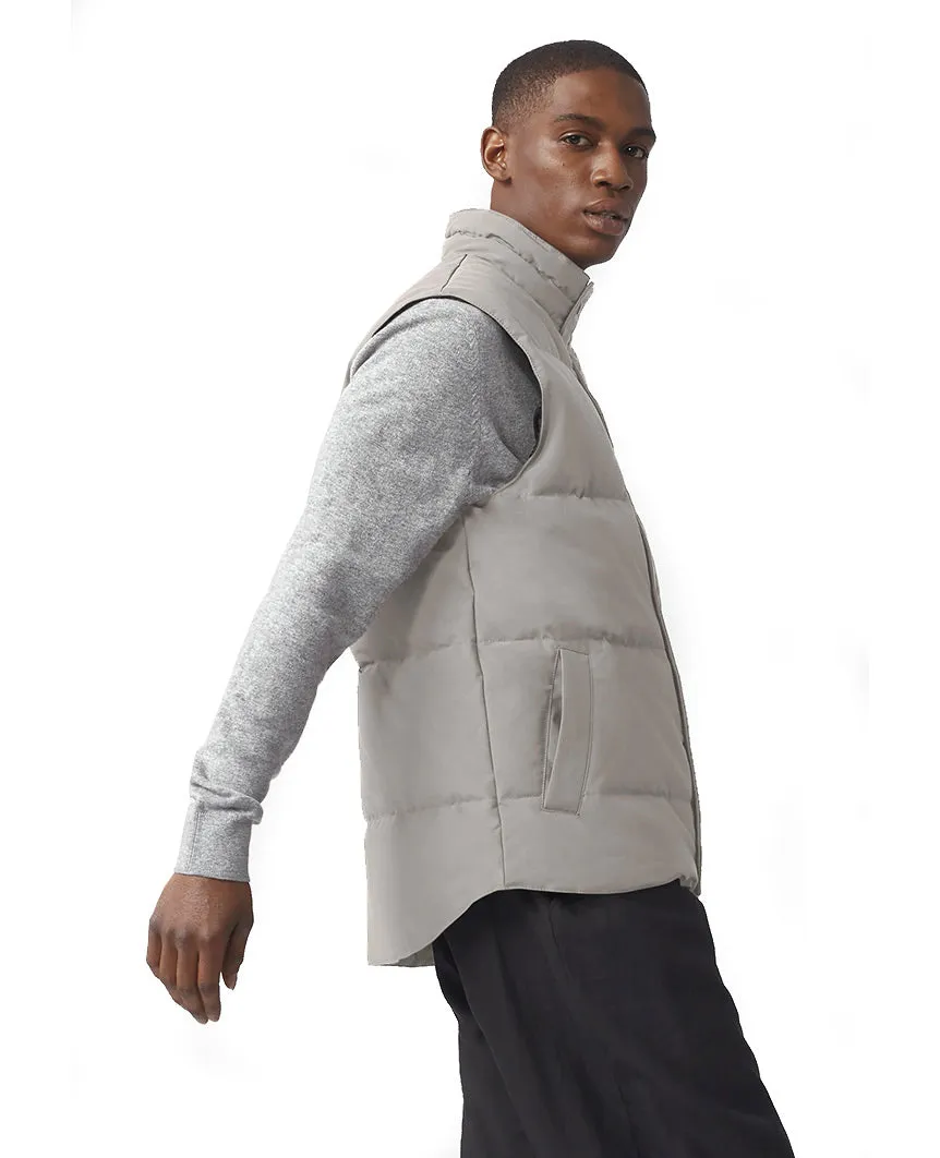 Garson Vest Black Label Limestone