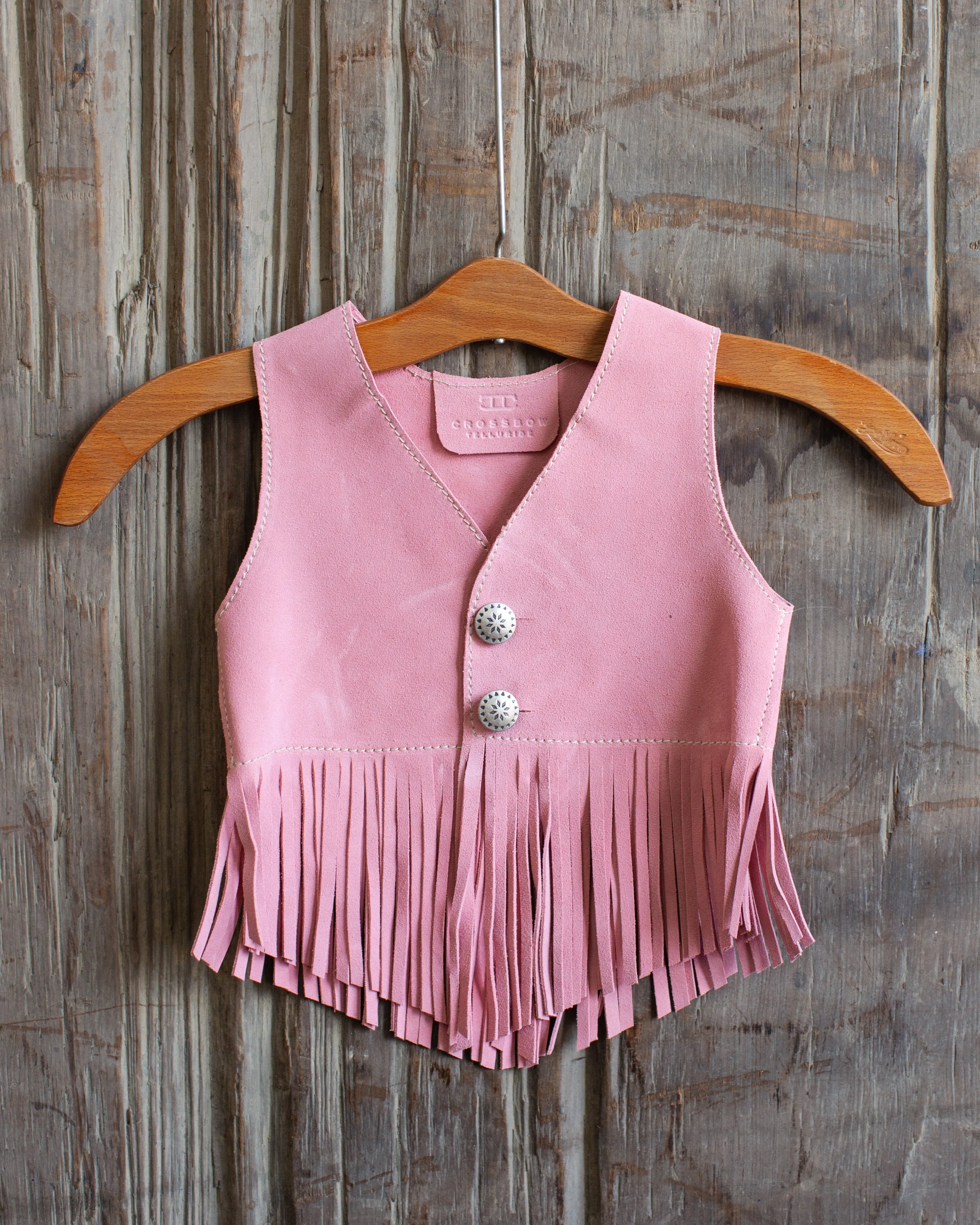 Kids Fringed Vest