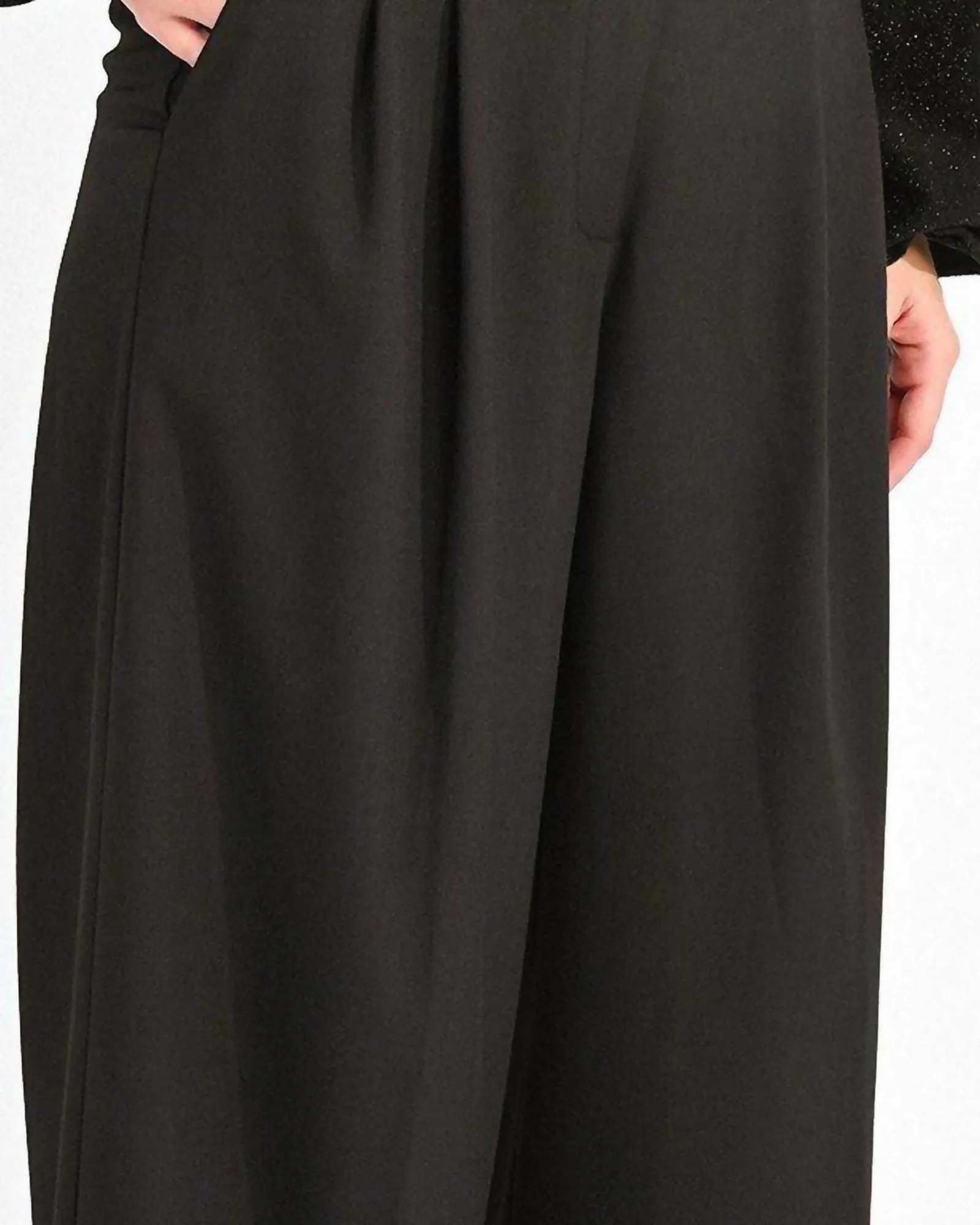 Ladies Woven Pant in Black | Black