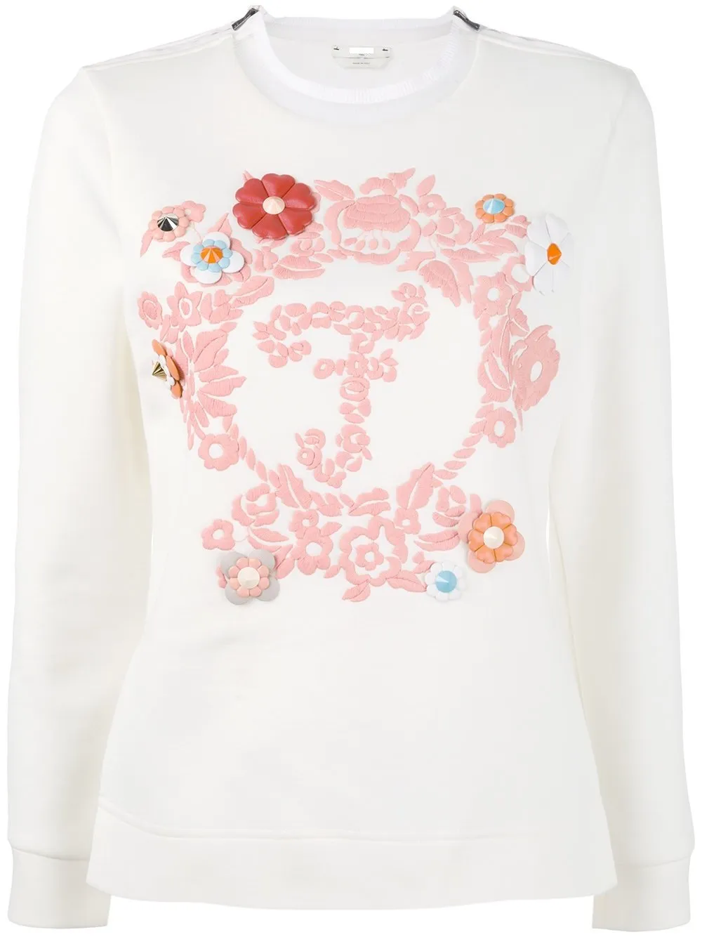 Long-Sleeved Embroidered Sweatshirt