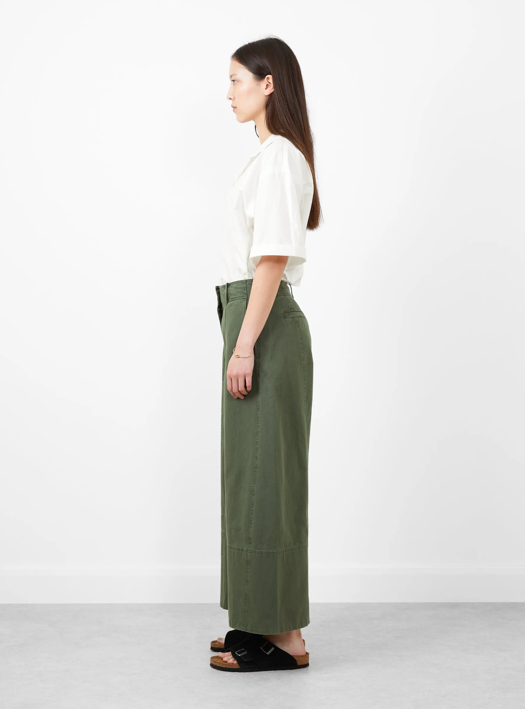 Malou Wide Leg Pant Thyme