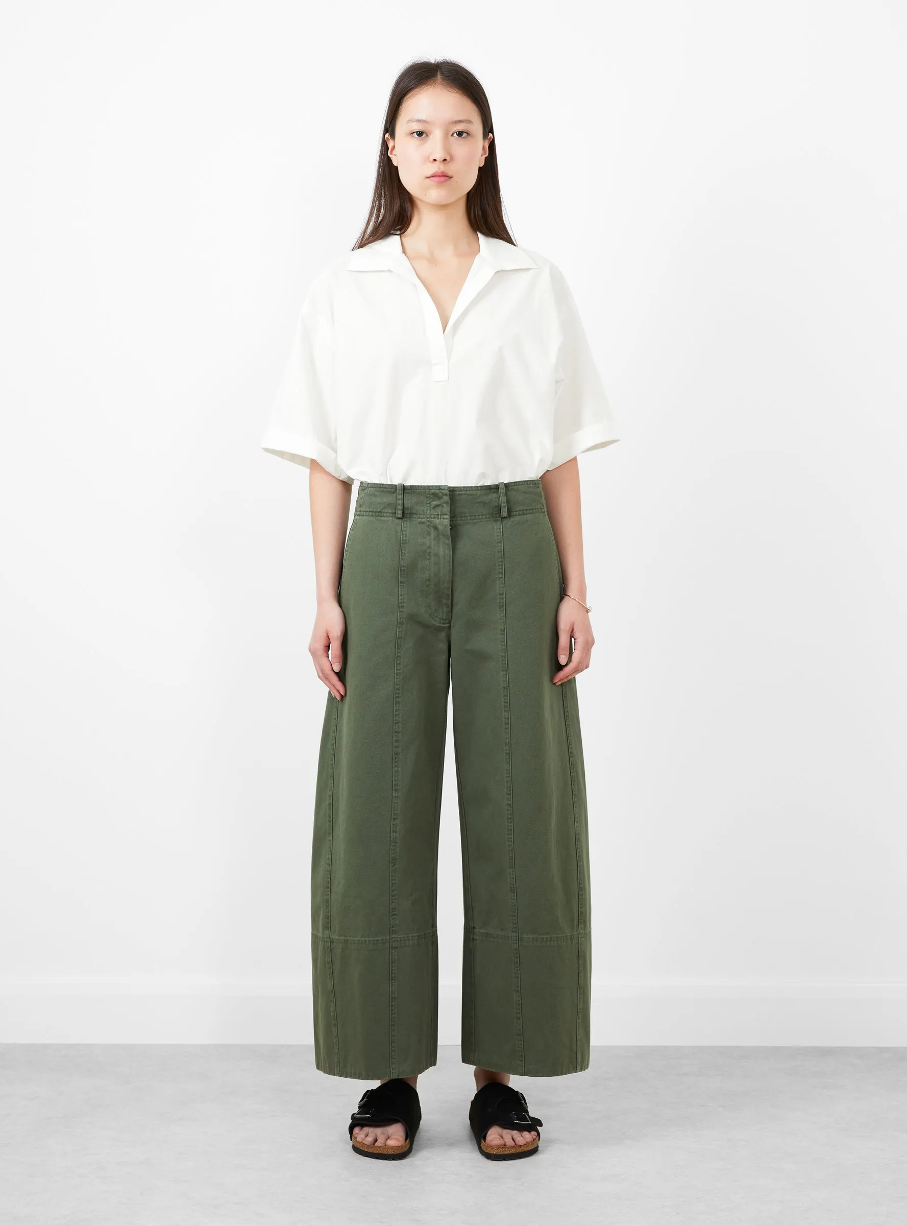 Malou Wide Leg Pant Thyme