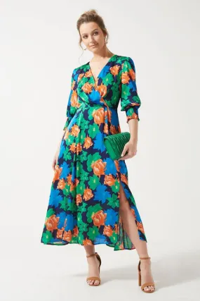 Pixie Daisy Wrap Front Dress