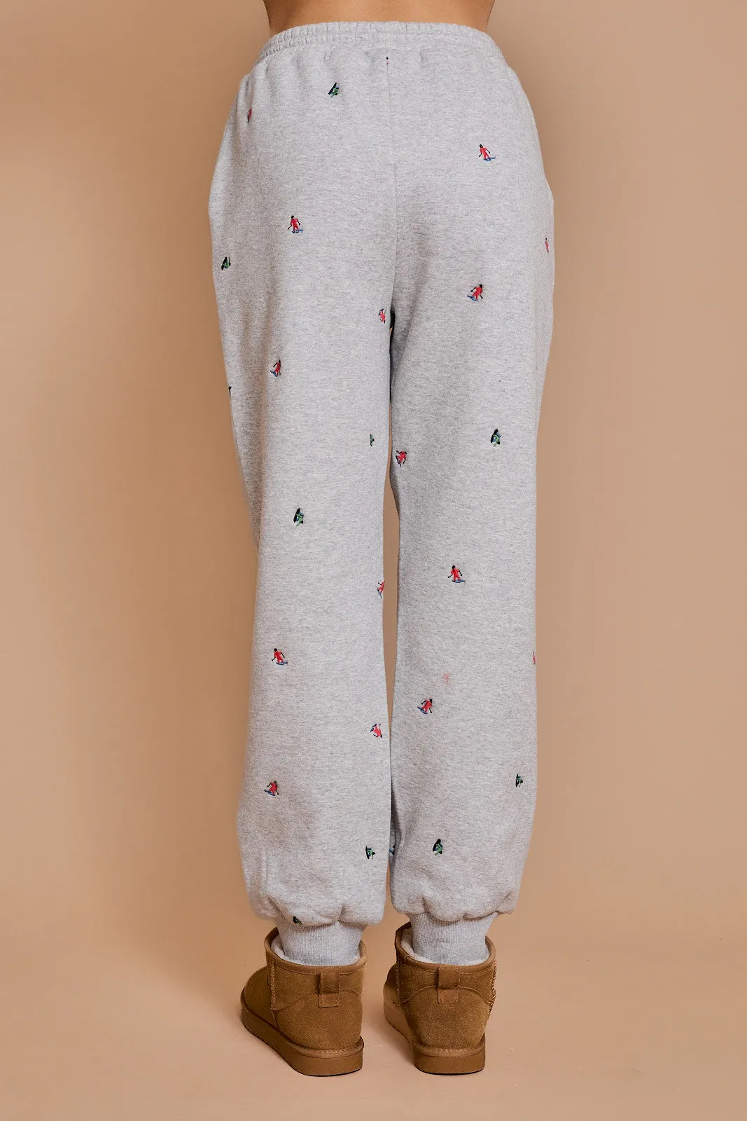 Ski Embroidered Joggers