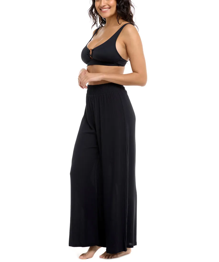 Skye Swimwear Patricia Black Cove Palazzo Pant Cover Up 759680