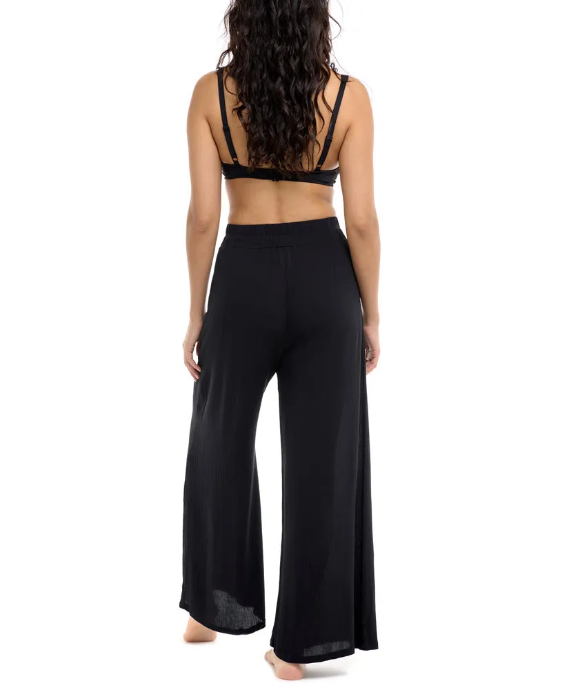 Skye Swimwear Patricia Black Cove Palazzo Pant Cover Up 759680