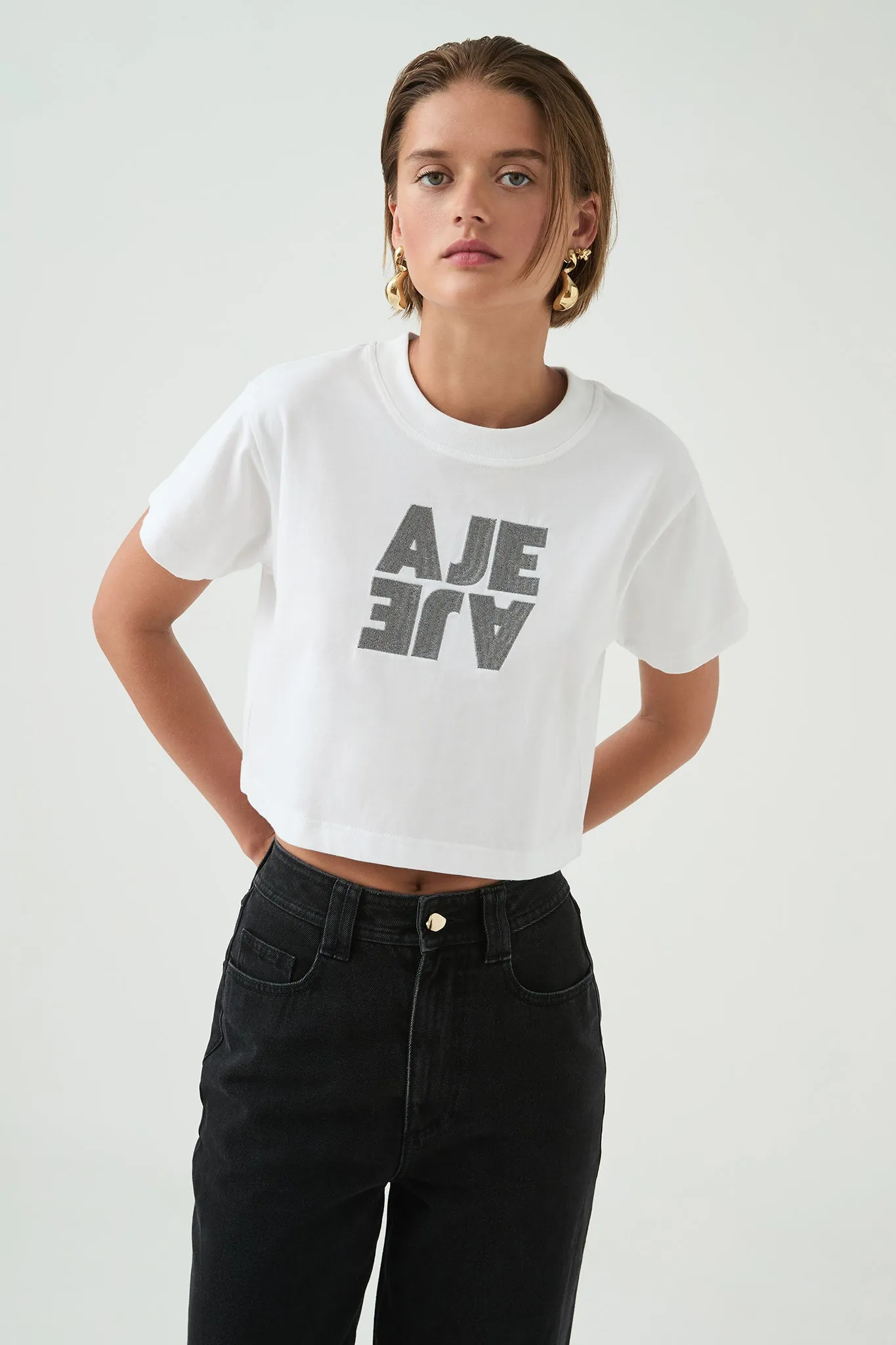 Spark Logo Cropped Tee