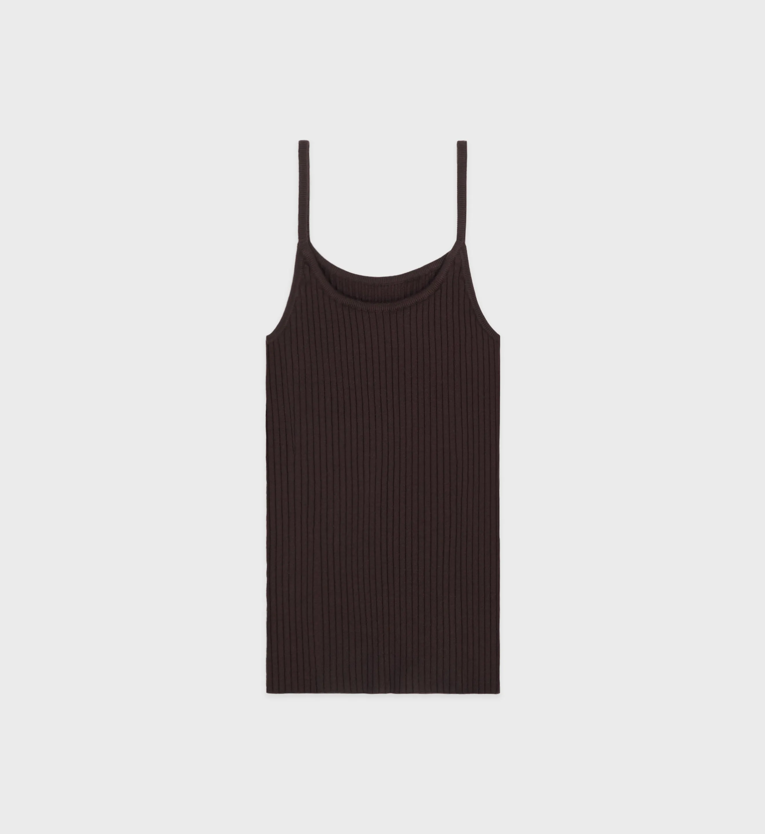 SRHWC Ribbed Tank - Chocolate