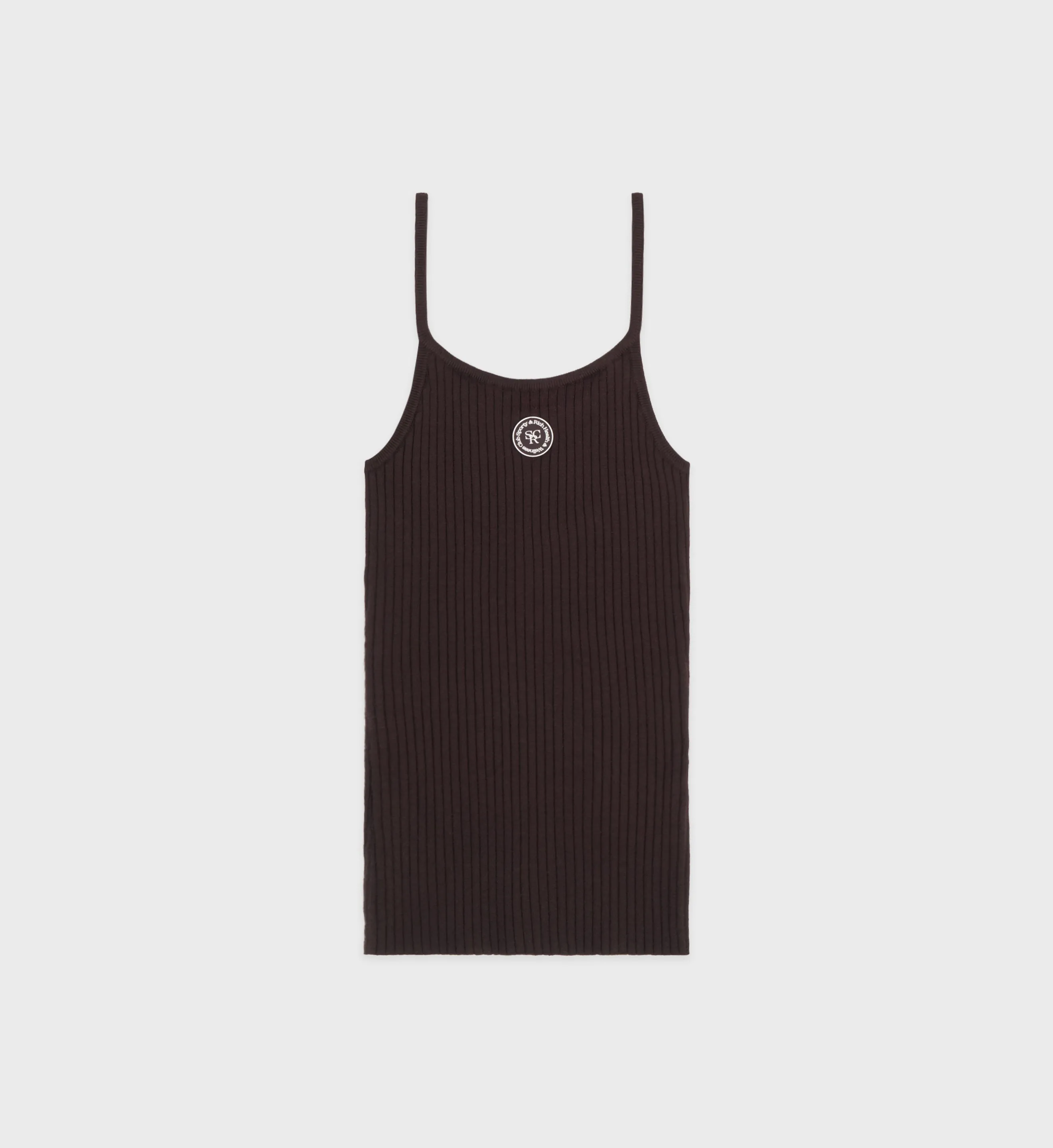 SRHWC Ribbed Tank - Chocolate