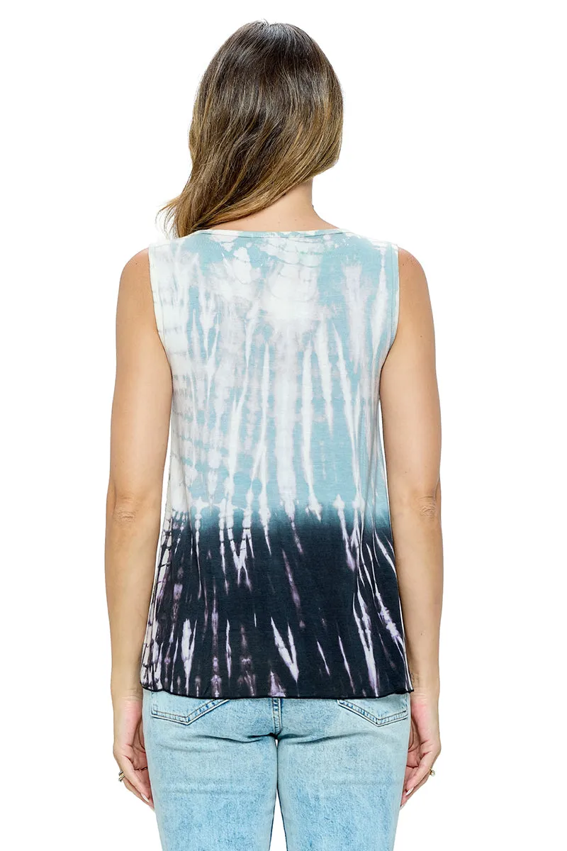 Tank Top Tie Dye Lace