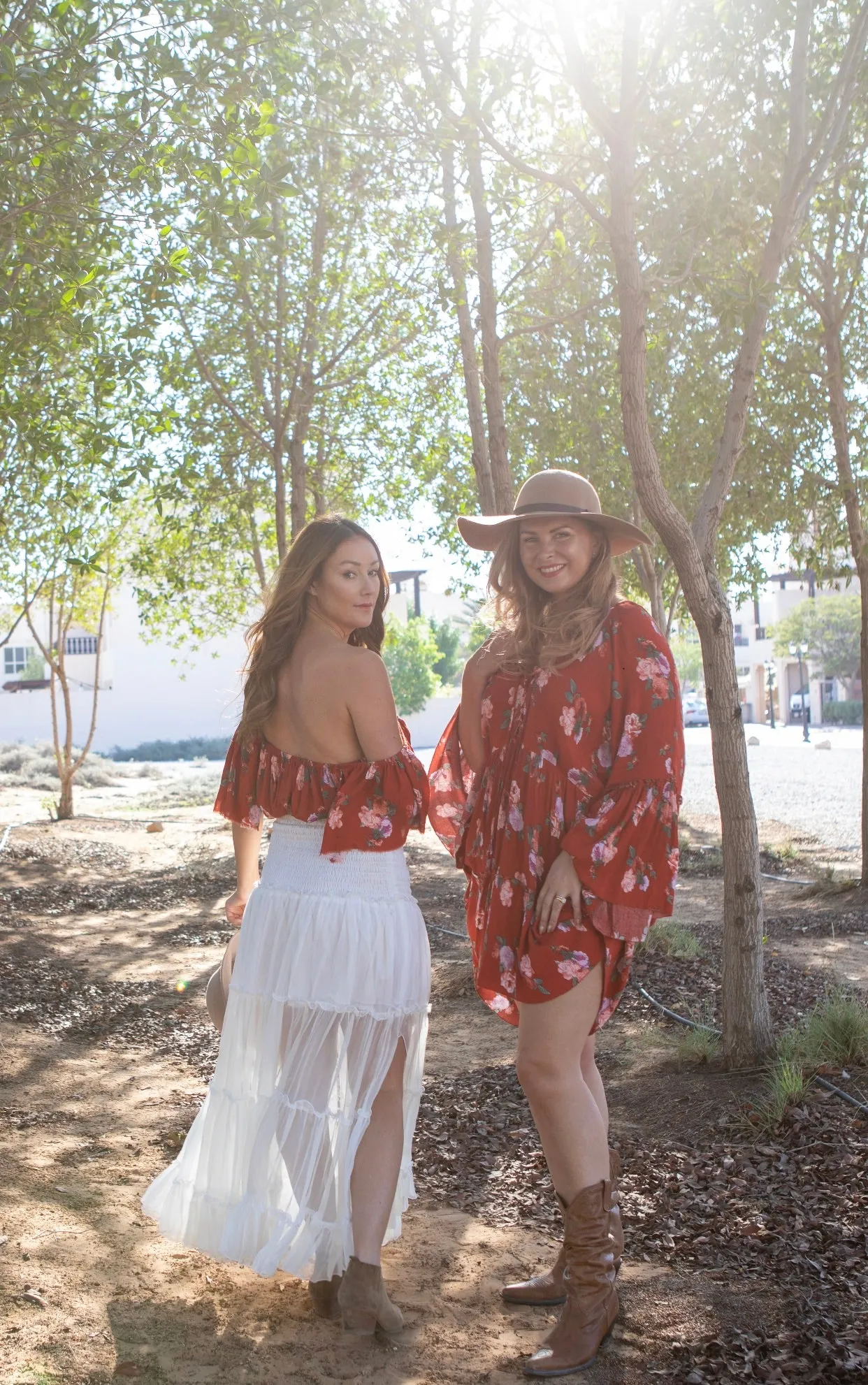 White silk/chiffon tiered maxi skirt