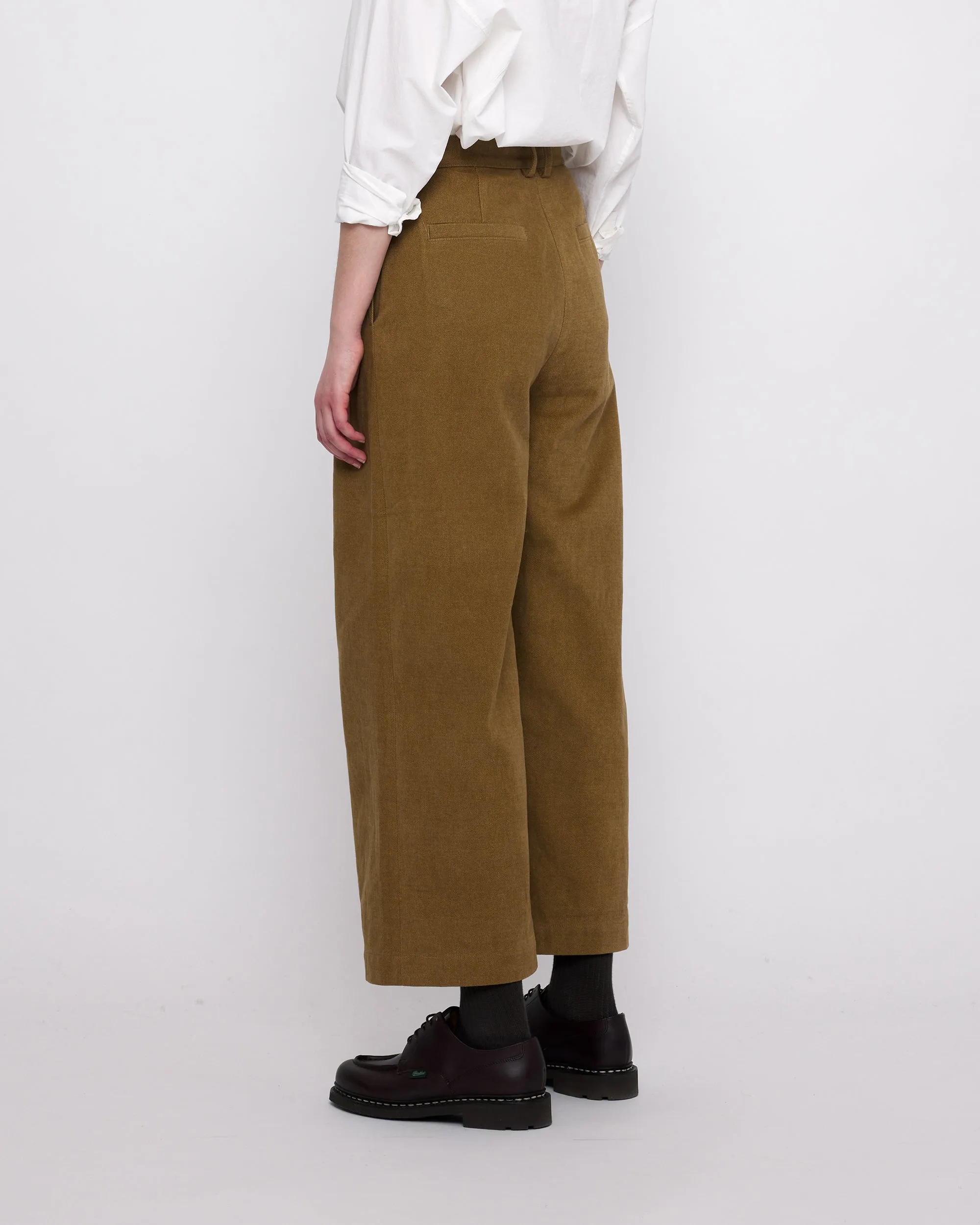 Wide-Legged Skate Trouser - FW24 - Kelp Brown